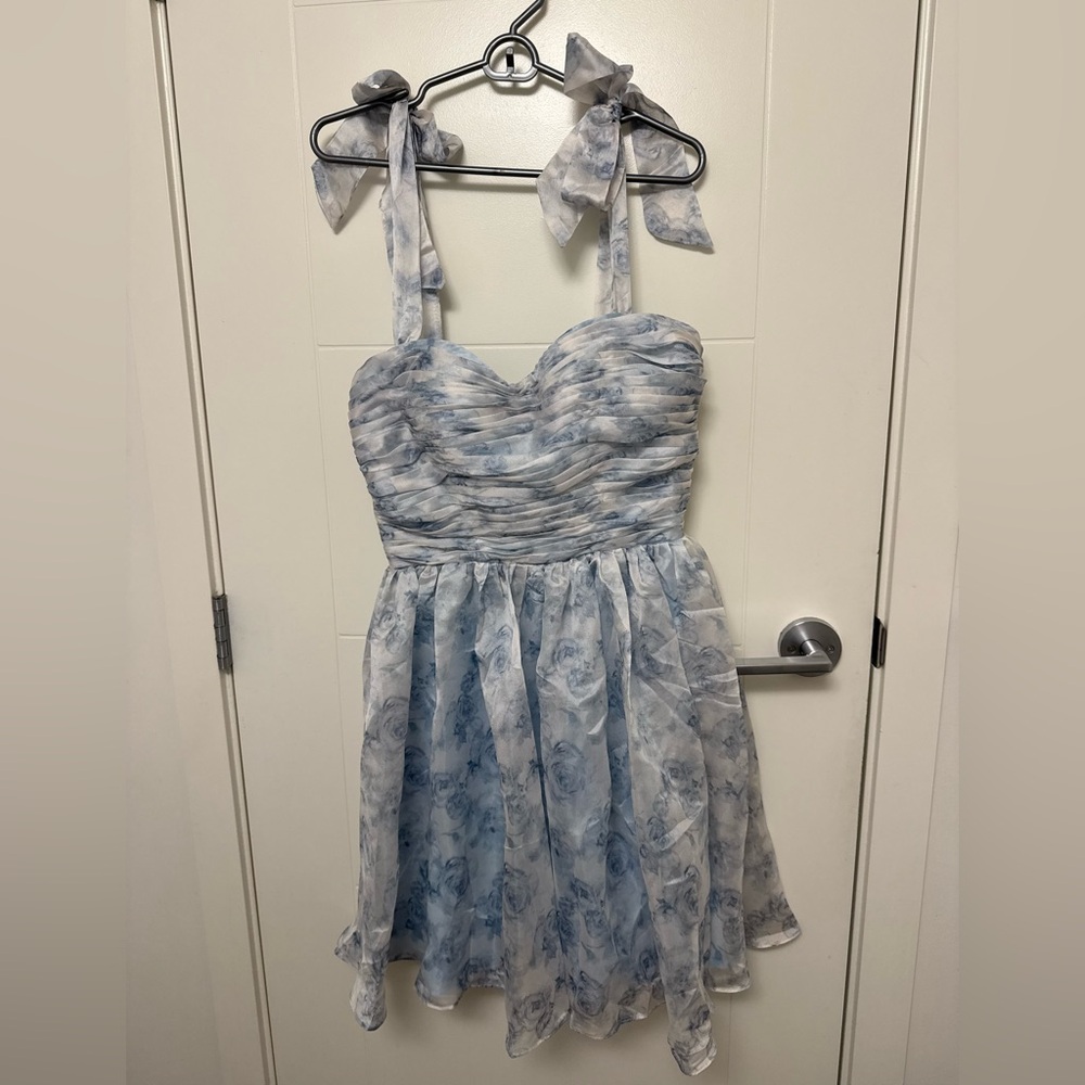 NWOT Blue Floral Dress